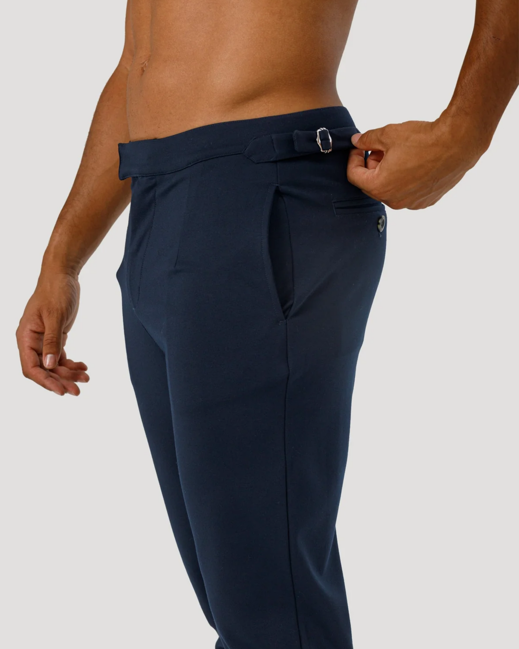 Calça Social Alfaiataria Ajuste Lateral Amalfi [Compre 1, Leve 2]
