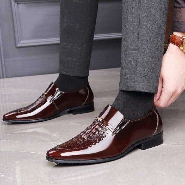 Sapato Masculino de Couro Envernizado Sampaio® S1090