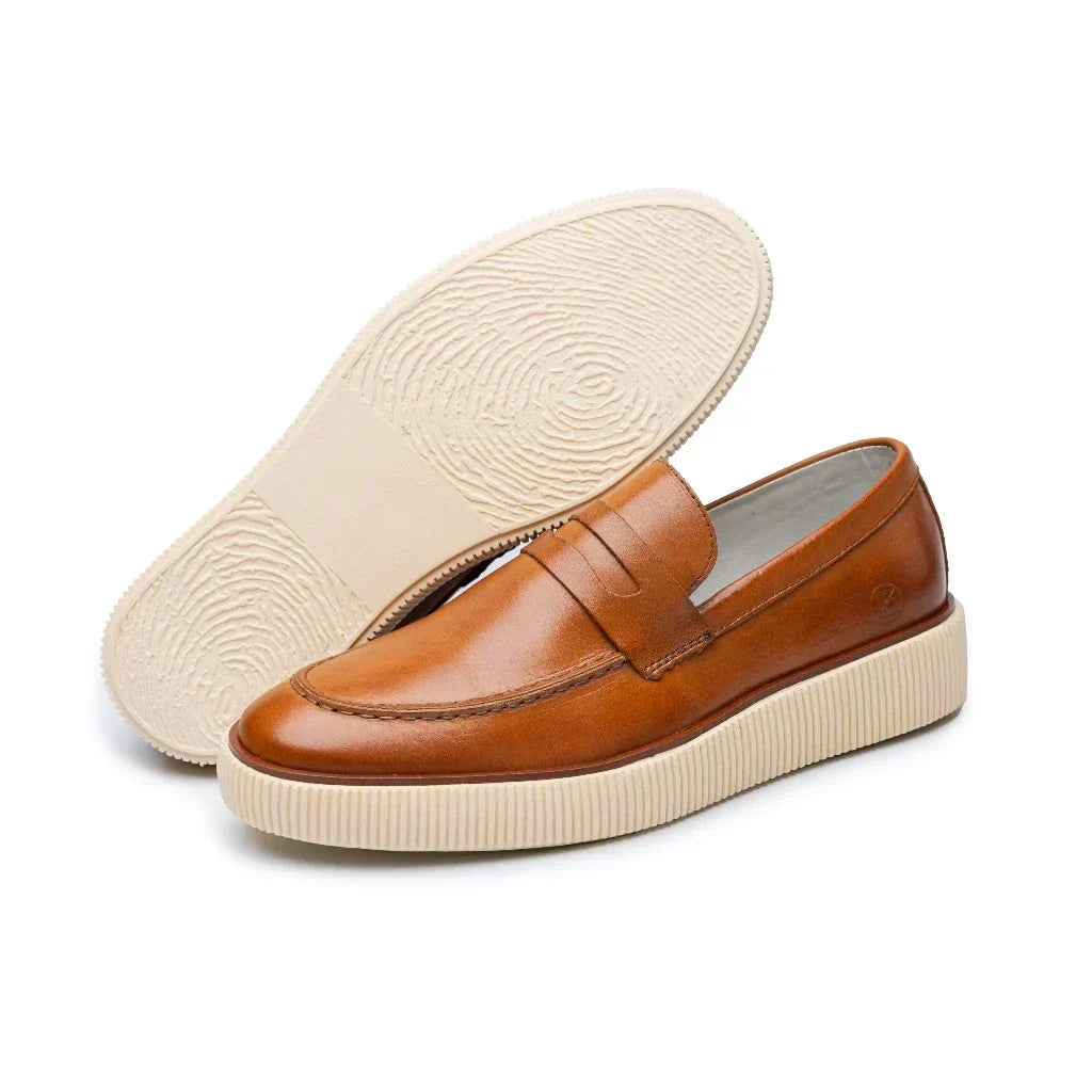 Sapato Social Masculino Mocassim Couro Legítimo Casual